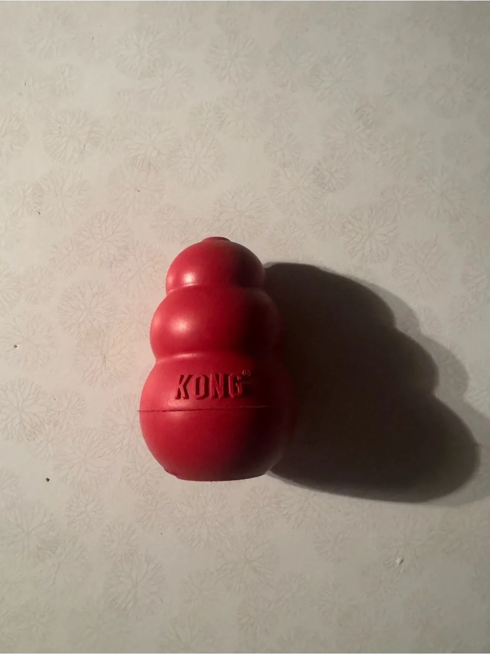 Kong Red Durable Rubber Chew Toy